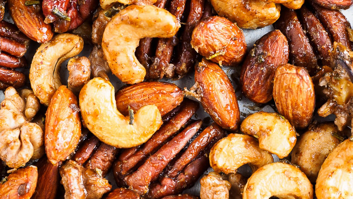 Spiced Savory Mixed Nuts